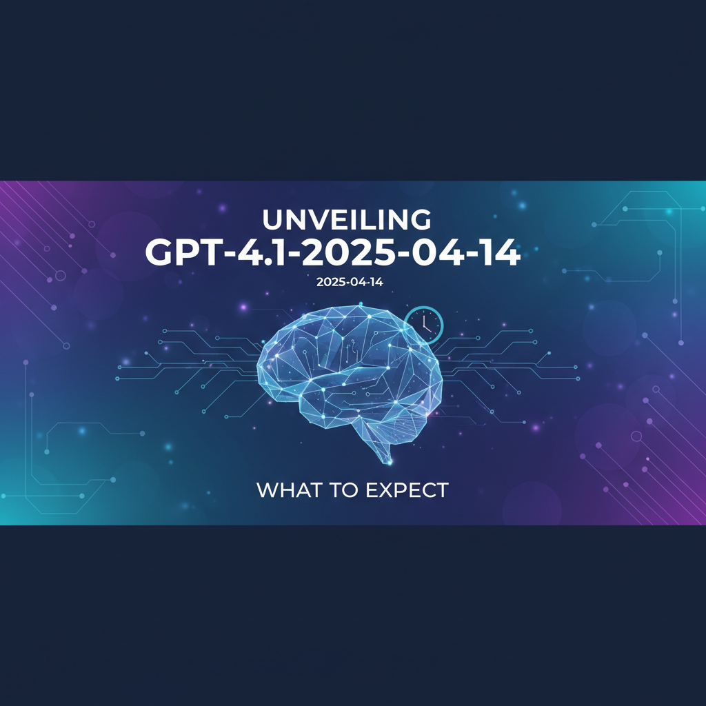 Unveiling GPT-4.1-2025-04-14: What to Expect