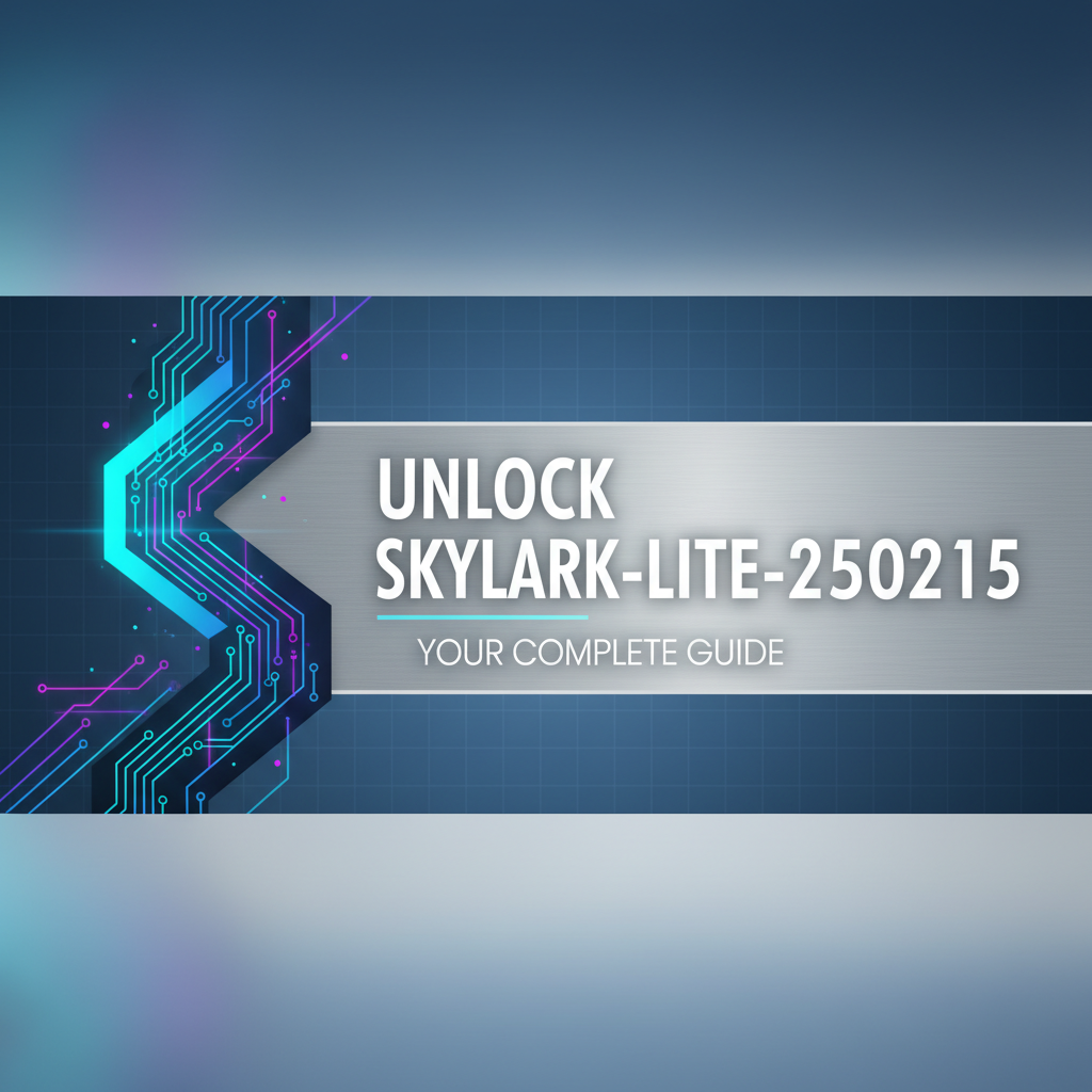 Unlock Skylark-Lite-250215: Your Complete Guide