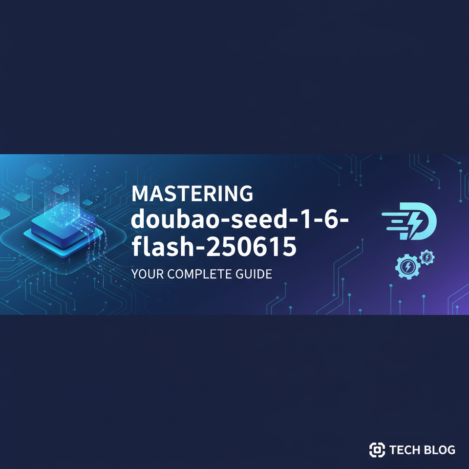 Mastering doubao-seed-1-6-flash-250615: Your Complete Guide