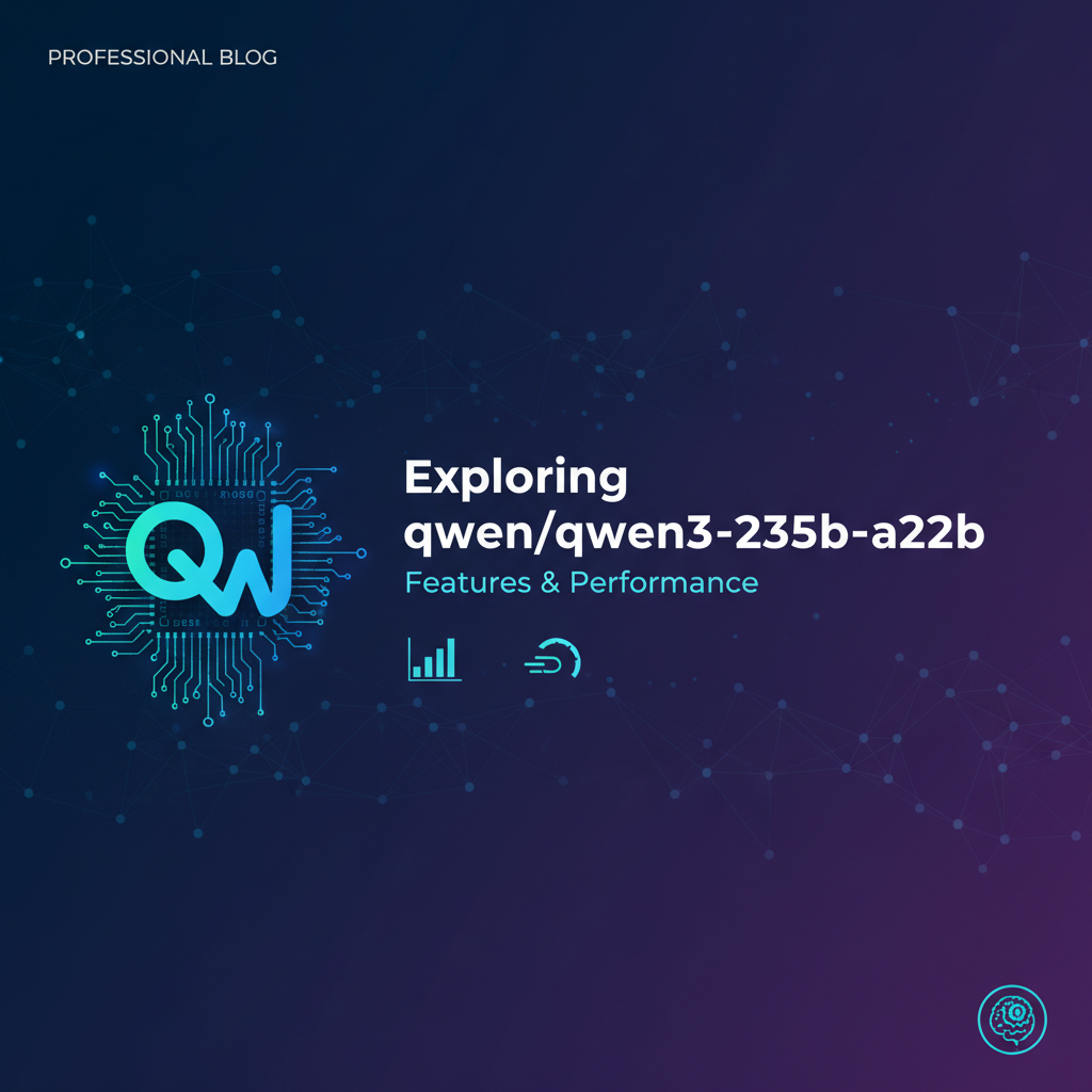 Exploring qwen/qwen3-235b-a22b: Features & Performance