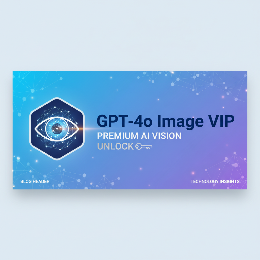 GPT-4o Image VIP: Unlock Premium AI Vision