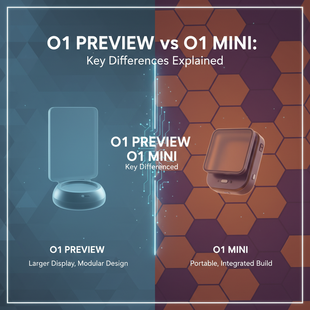 O1 Preview vs O1 Mini: Key Differences Explained