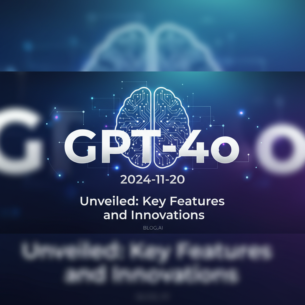GPT-4o-2024-11-20 Unveiled: Key Features and Innovations