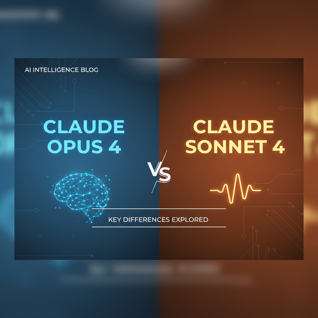 Claude Opus 4 vs. Claude Sonnet 4: Key Differences Explored