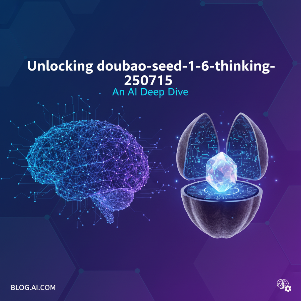Unlocking doubao-seed-1-6-thinking-250715: An AI Deep Dive