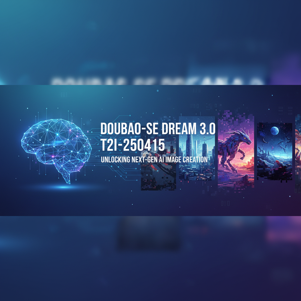doubao-seedream-3-0-t2i-250415: Unlocking Next-Gen AI Image Creation