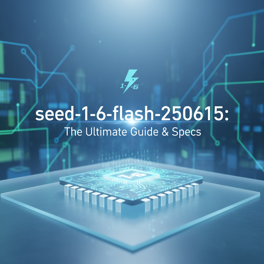 seed-1-6-flash-250615: The Ultimate Guide & Specs
