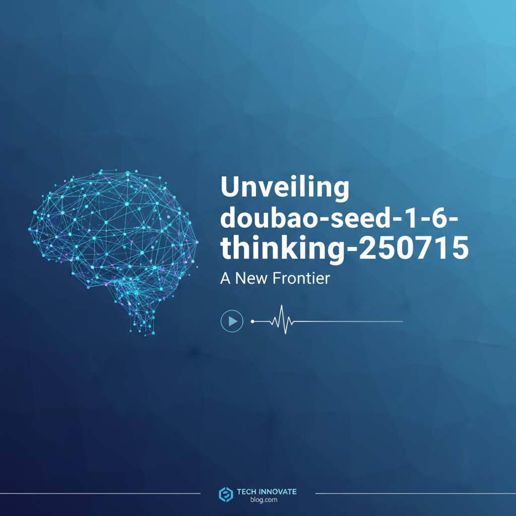 Unveiling doubao-seed-1-6-thinking-250715: A New Frontier