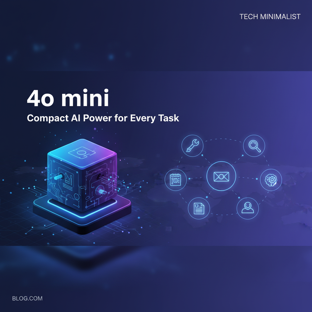4o mini: Compact AI Power for Every Task
