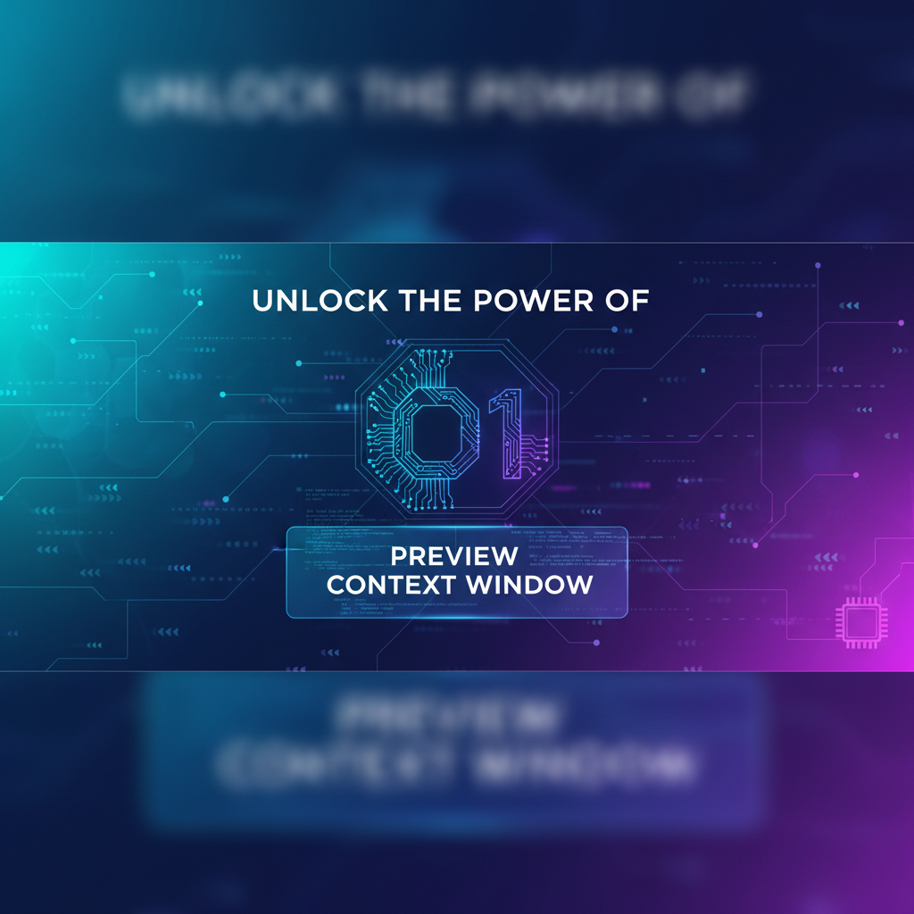 Unlock the Power of o1 Preview Context Window