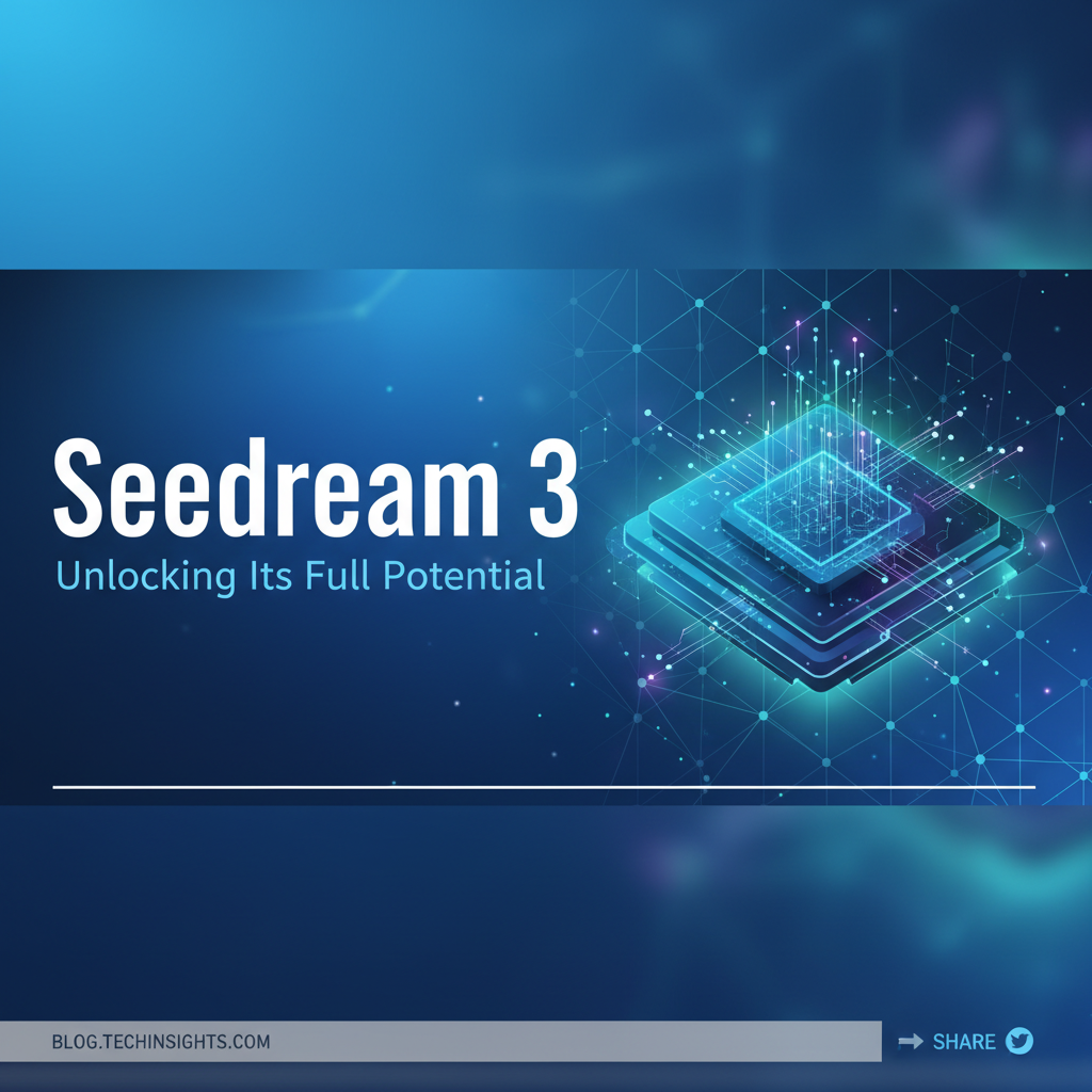 Seedream 3: Unlocking Its Full Potential