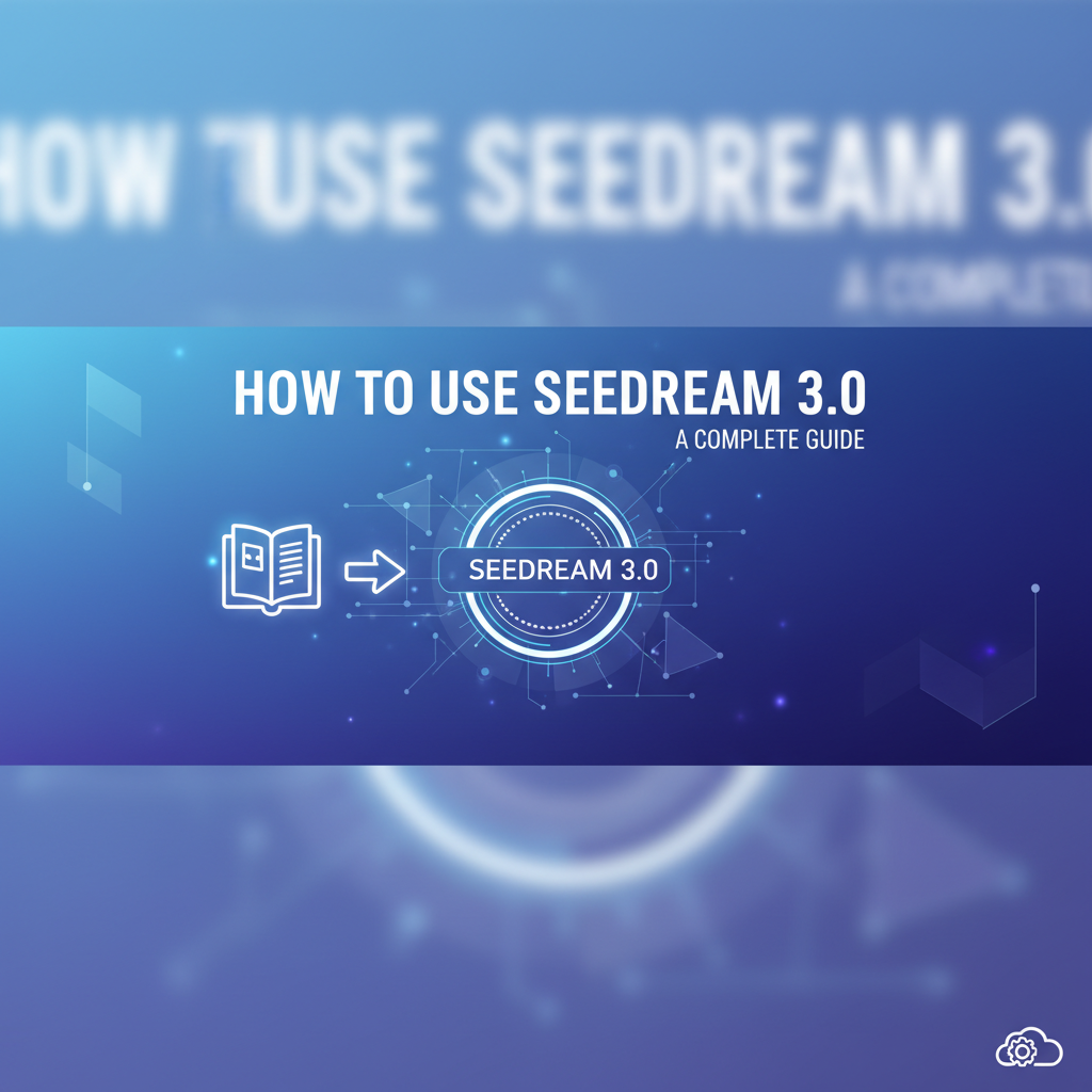 How to Use Seedream 3.0: A Complete Guide