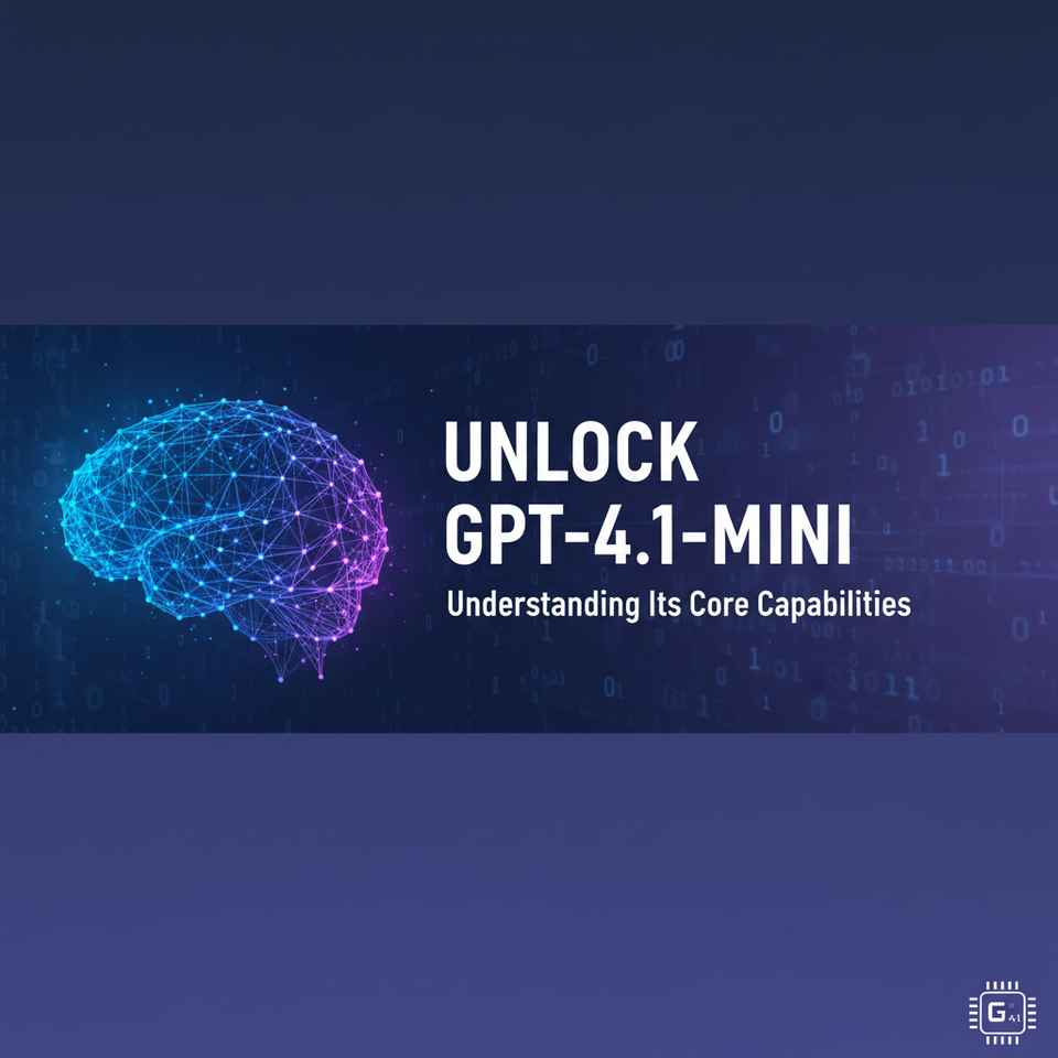 Unlock GPT-4.1-Mini: Understanding Its Core Capabilities