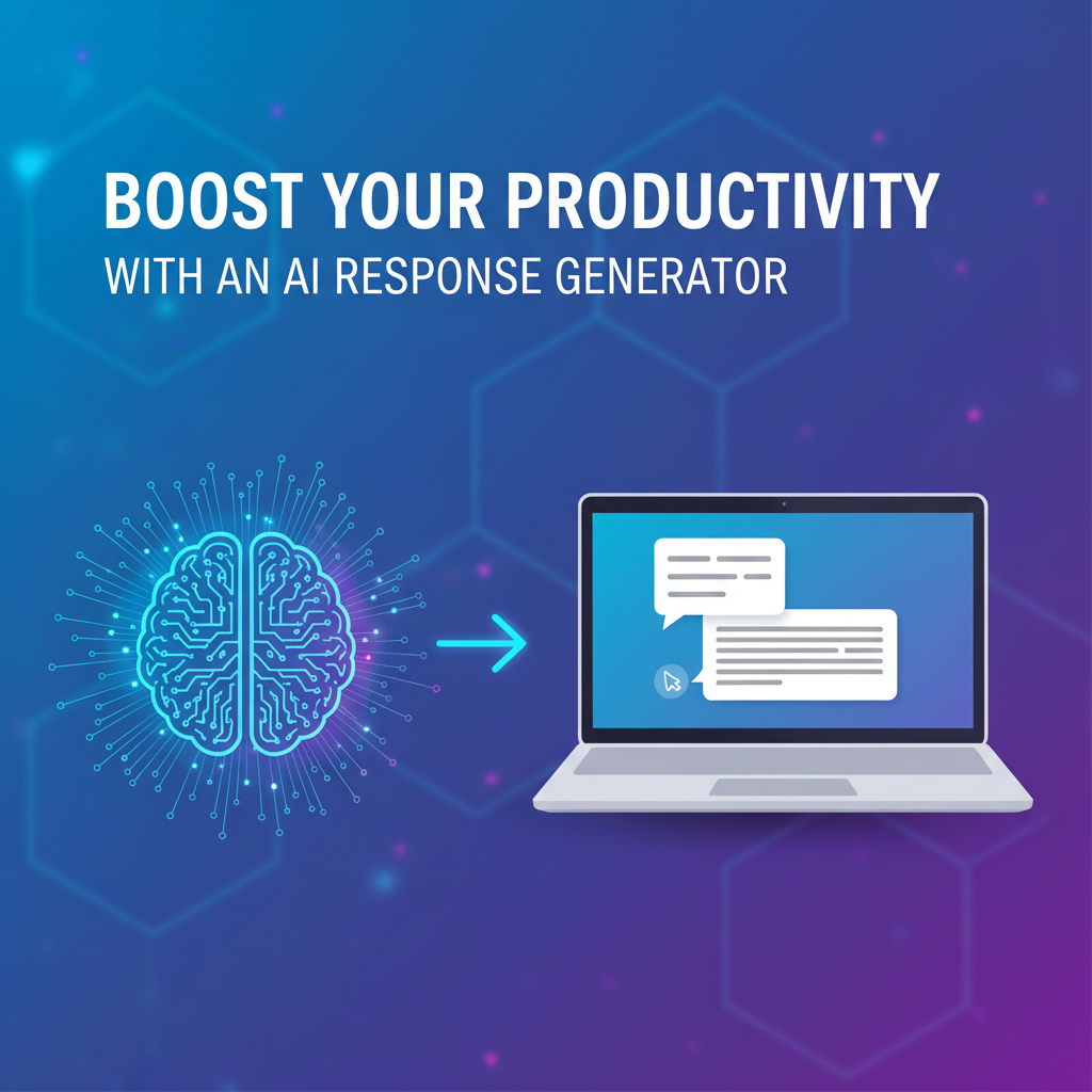 Boost Your Productivity with an AI Response Generator
