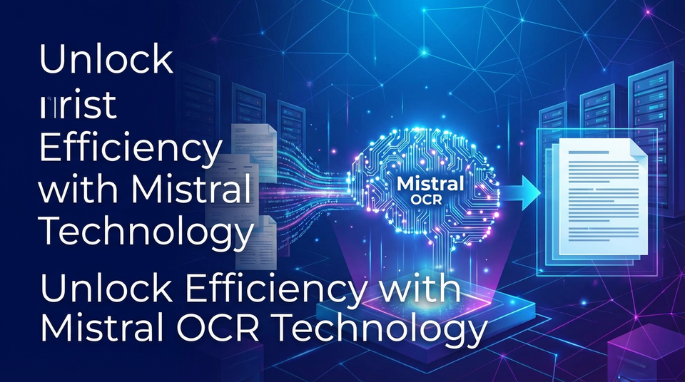 Unlock Efficiency with Mistral OCR Technology