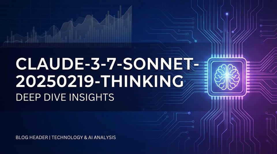 Claude-3-7-Sonnet-20250219-Thinking: Deep Dive Insights