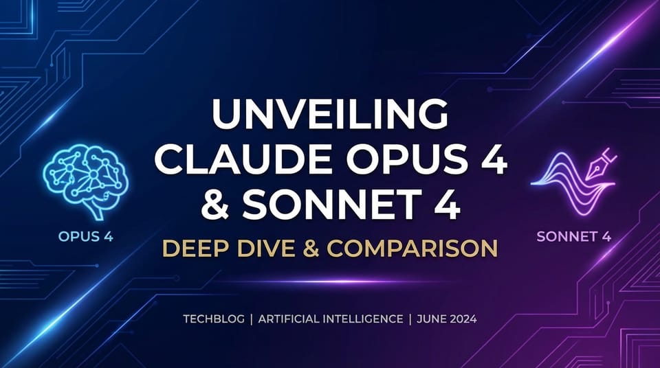 Unveiling Claude Opus 4 & Sonnet 4: Deep Dive & Comparison